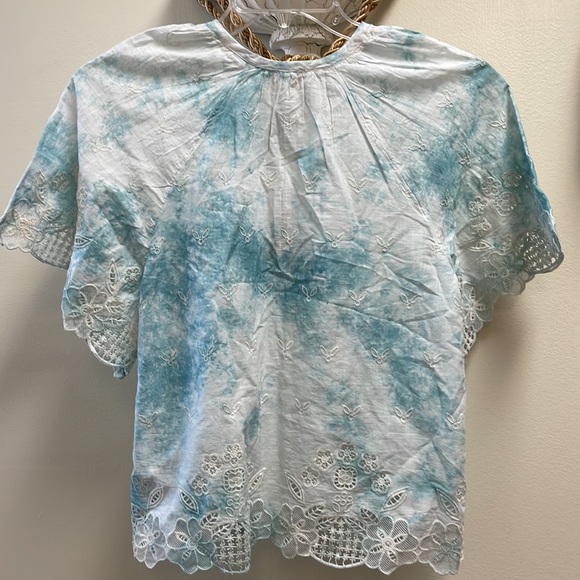 New Women’s Anthropologie Embroidered Tie-Dye Blouse!!🔥🔥🔥 - Picture 9 of 15
